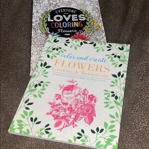 Color and Create Flowers Coloring Book